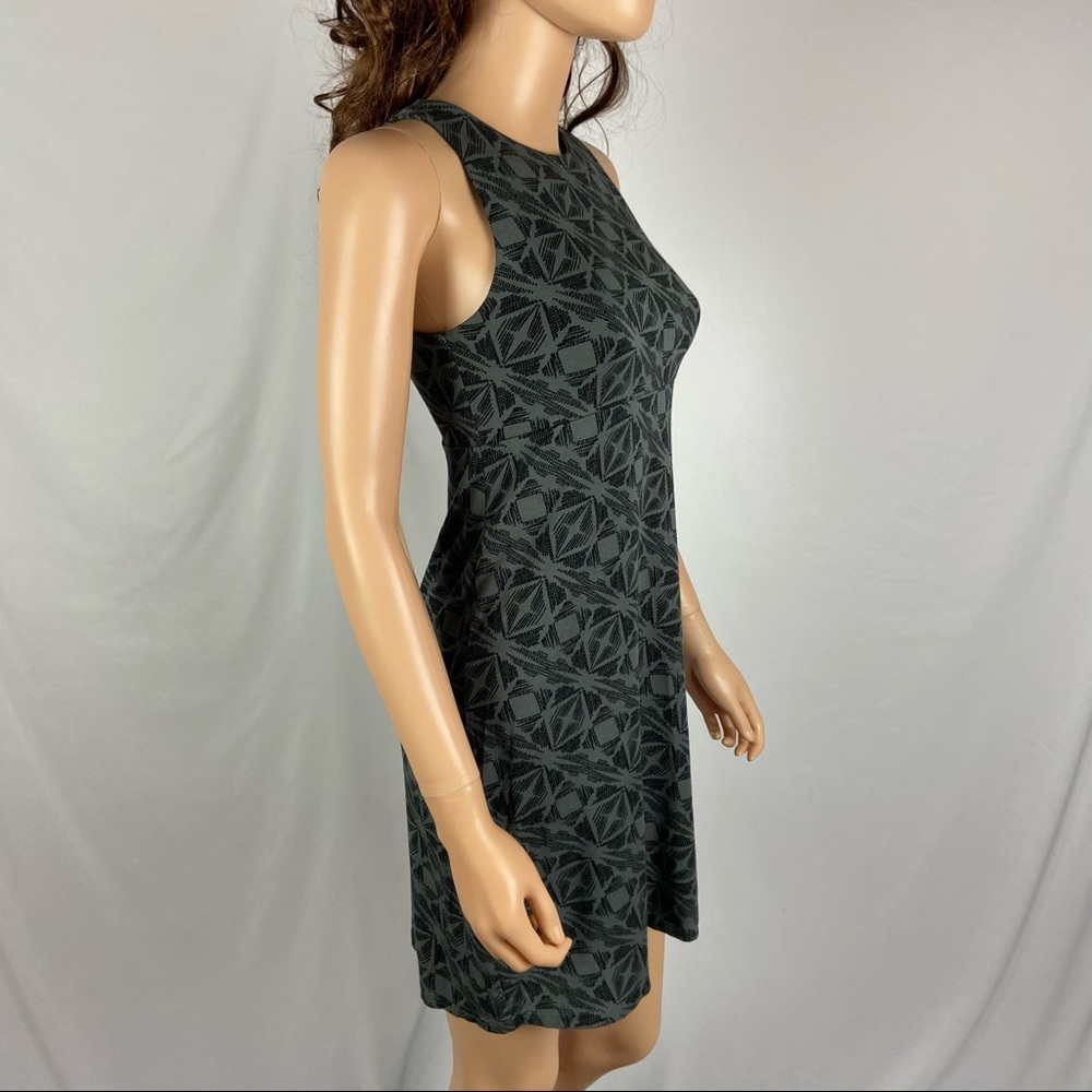 Athleta Gray Black Sleeveless Tank Dress - Picture 3 of 6